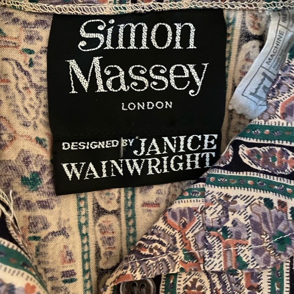 Vintage skirt and top set. Small size, flower pattern - Picture 4 of 9